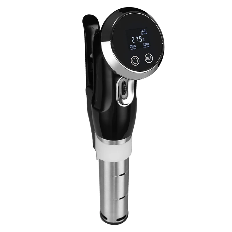 BIOLOMIX вакуумная медленная Sous Vide пищевая плита 1500 Вт Мощный погружной циркулятор-ЖК-дисплей цифровой таймер дисплей Нержавеющая сталь