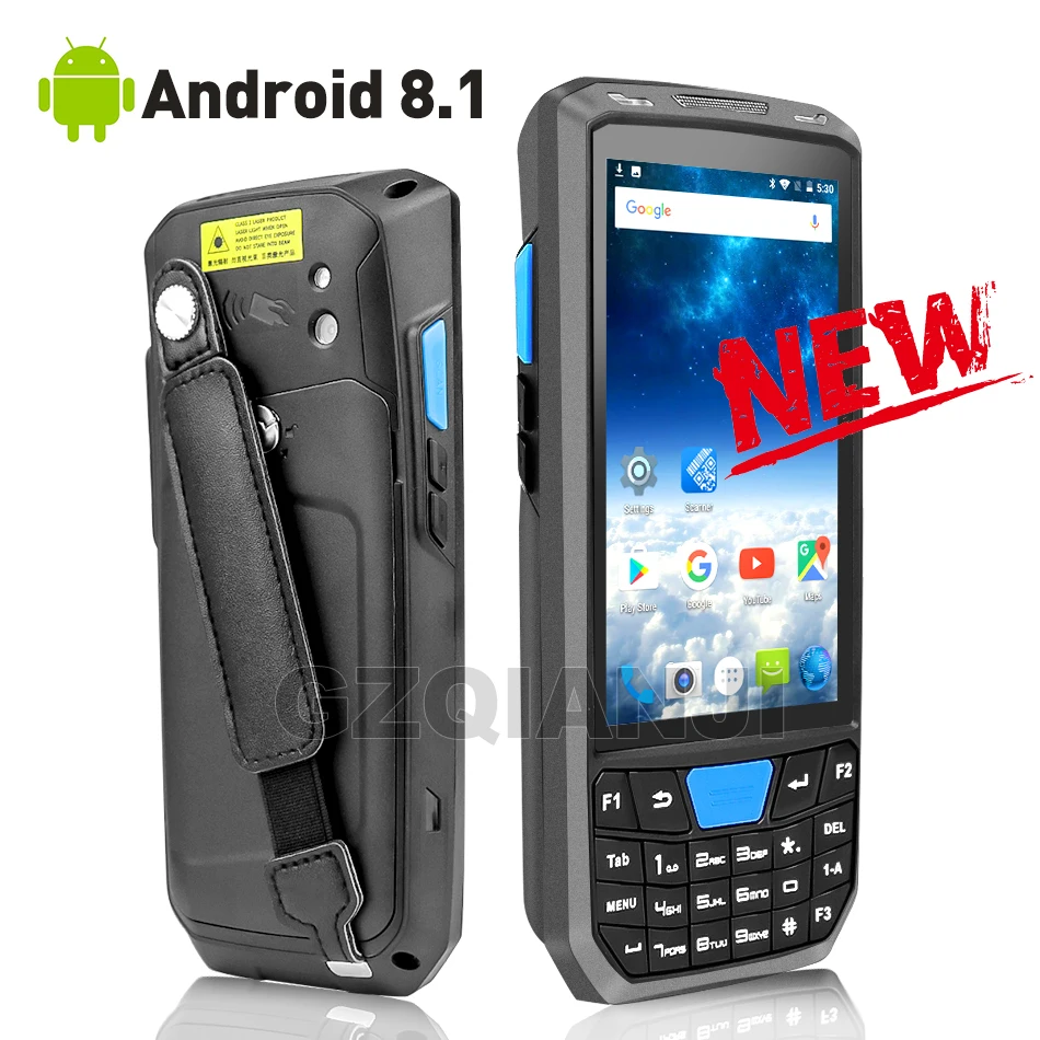 Портативный сканер штрих кодов Honeywell NFC PDA 4G wifi 1D лазерный 2D считыватель QR