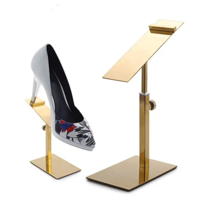 1pcs Shoes display rack shoes shelf clothing shoes bracket shoe care mall Nakajima window stainless steel display props