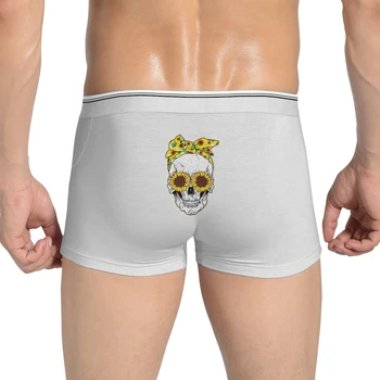 

Female Funny Skull Punk Print Men's underwear