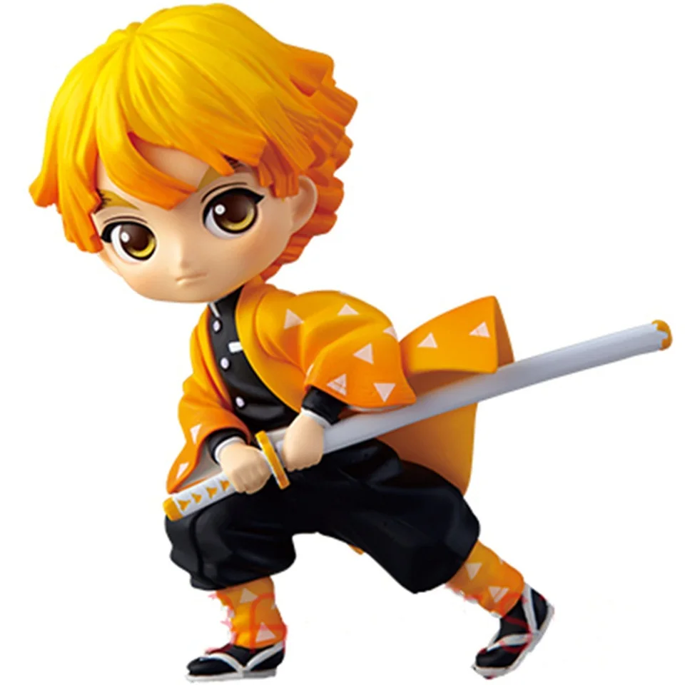 Tronzo Demon Slayer Kimetsu no Yaiba Q posket Kamado Tanjirou Nezuko Zenitsu Giyuu Inosuke ПВХ фигурка Модель Коллекция куклы игрушки