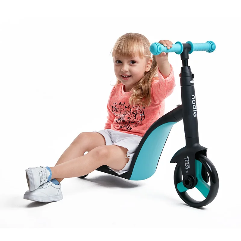 Children's scooter balanced car tricycle three in one baby stroller scooter yo-yo