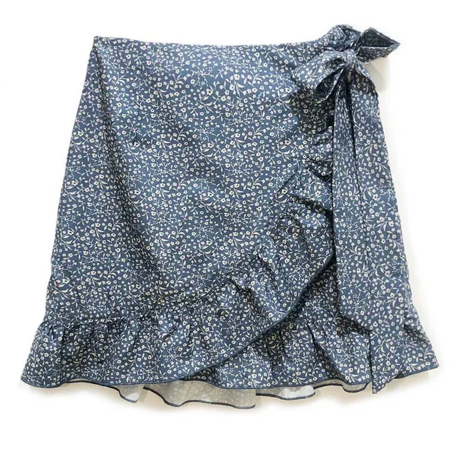 Woman skirts leopard harajuku outfit mini skirt tall waist falbala irregular printing skirts womens WSL4222 5