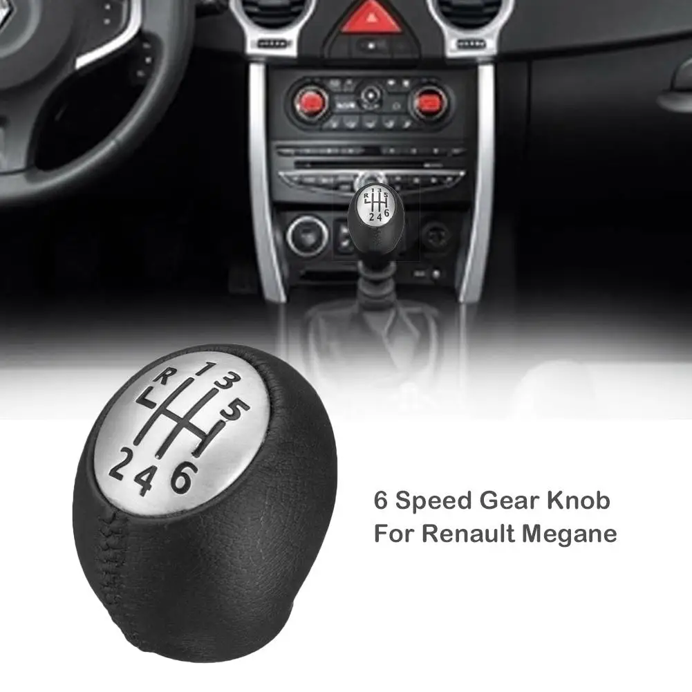 Ручка переключения передач 6 скоростей для Renault Megane Clio Vauxhall Opel из искусственной