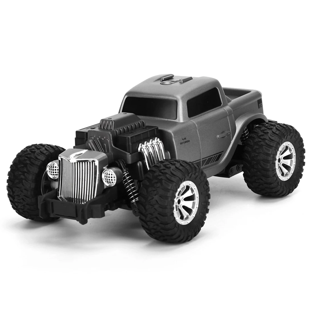 1:16 2,4G Ретро высокая скорость RC винтажный внедорожный багги гоночный Дрифт автомобиль с/без wifi 720P HD камера-серебристо-серый - Цвет: without WIFI
