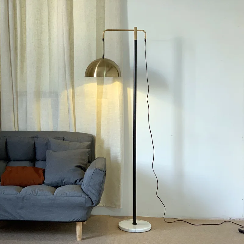 

Nordic postmodern fishing floor lamp personalized art living room study bedside net red sofa reading table floor lamp