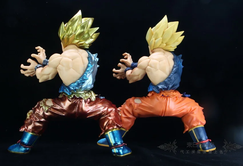 Bandai металлическая раскраска супер 1 Черепаха цигун солнце Укун Супер Саян ручной работы подарок