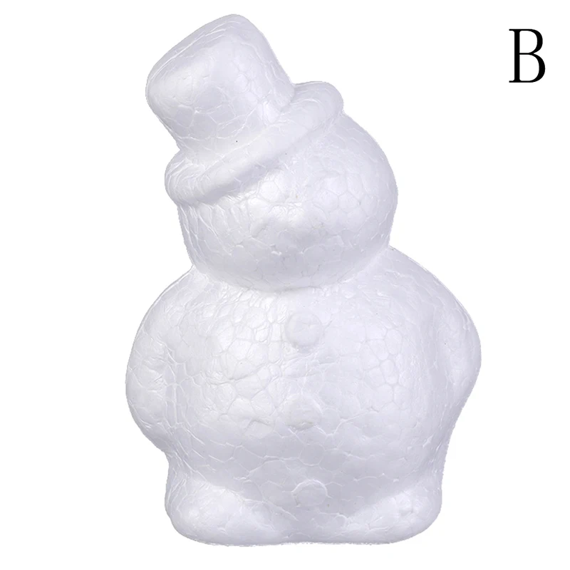 1pc 17cm Белый пенополистирол пенопластовый шар для рукоделия в форме сердца для украшения рождественской вечеринки Подарки Рождественское украшение - Цвет: 1pc 17cm