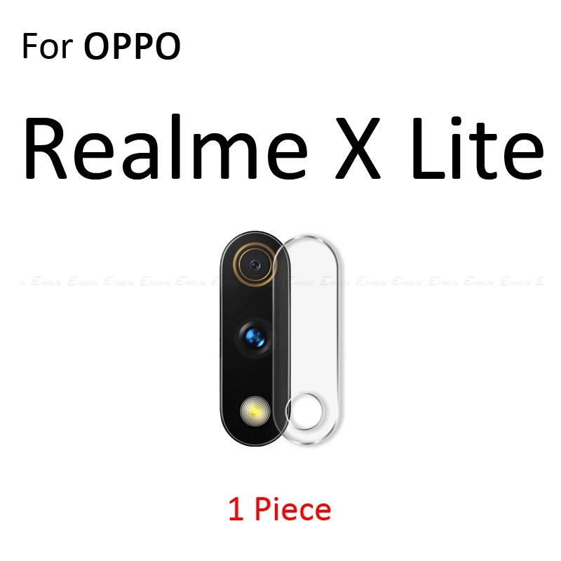 Прозрачная задняя защитная пленка для объектива камеры OPPO Realme 1 2 3i 3 5S 5 Pro C2 Q XT X2 X Lite из закаленного стекла - Цвет: For Realme X Lite