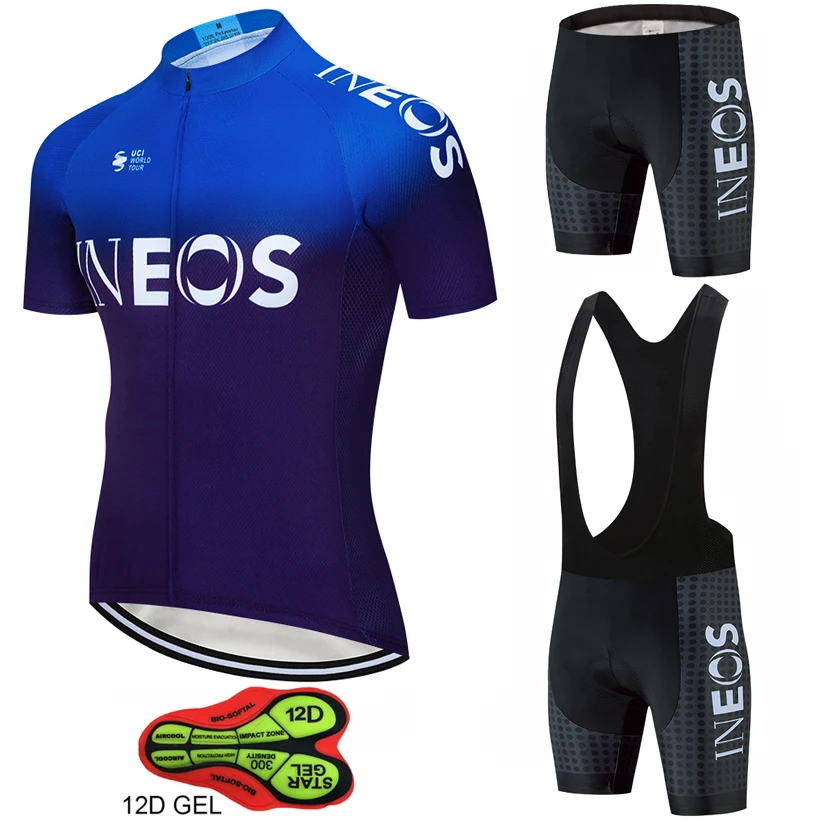 Бренд INEOS летний комплект из дышащей Джерси для велоспорта MTB одежда горного