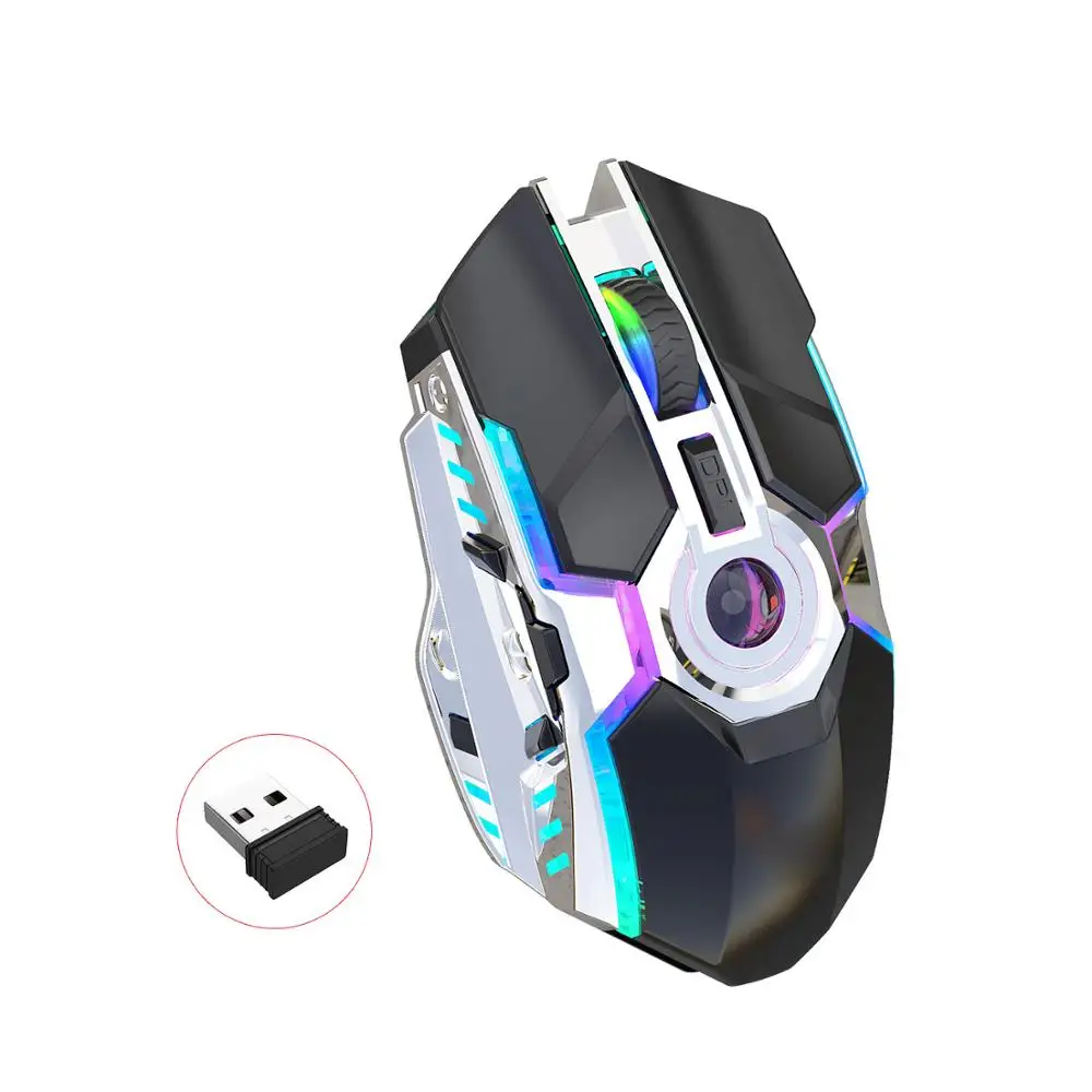 Новая перезаряжаемая беспроводная мышь UTHAI DB28 с RGB подсветкой 2 4G эргономичный