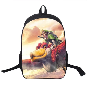 

School Bags The Legend Of Zelda backpack fashion Surprise gift schoolbag Students Boys Girls rucksack