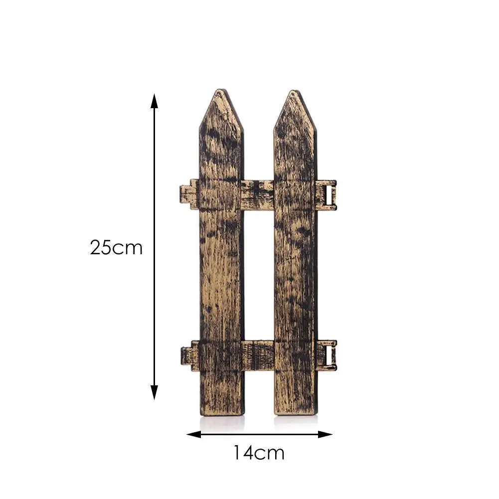 

Fence Ornament Garden Fence Plastic Antique Copper Christmas Tree Fence For Christmas Hotel Mall Supermarket Xmas Decoration