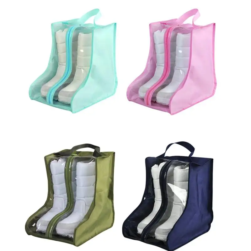 Liquidación Bolsa de zapatos de tela Oxford, bolsa de zapatos a prueba de agua, bolsa para zapatos, botas, cubierta para patines, bolsa de almacenamiento, 4 Uds. VRM8AdNQVGa