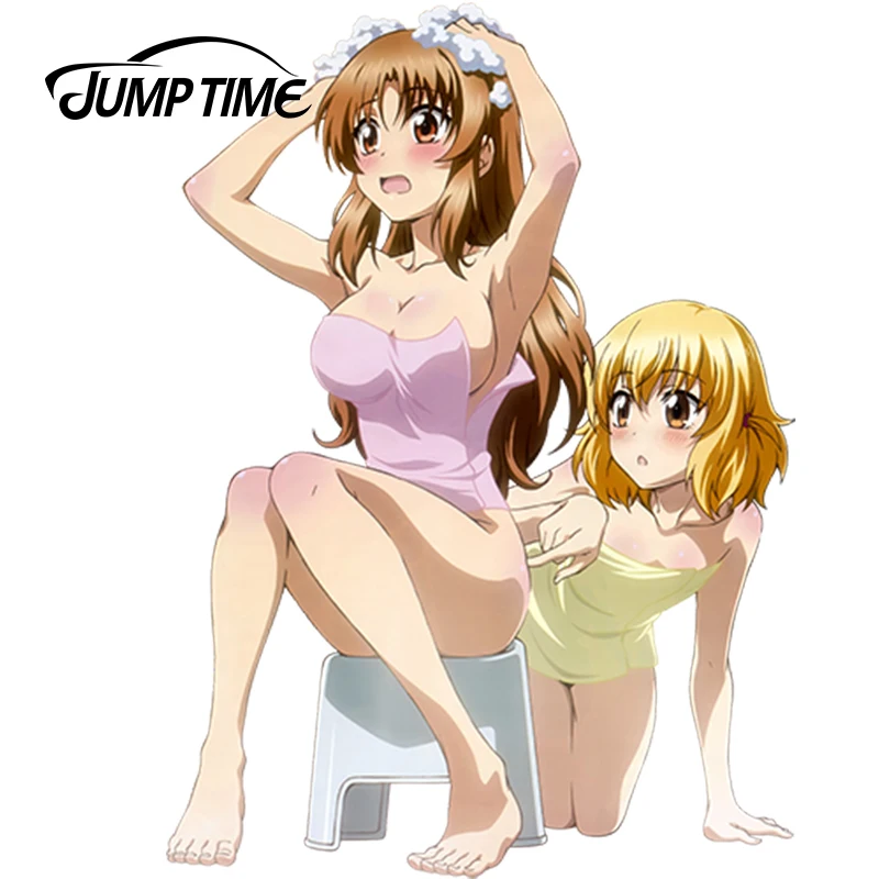JumpTime 13cm x 9.3cm 3D Car Styling Sexy Beauty Anime Kawii Girl Shibasaki Roka Takao Decal Rear Windshield | Автомобили и