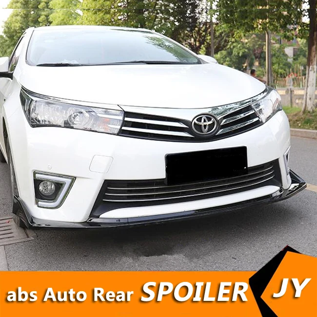 Для TOYOTA Corolla Body kit спойлер 2014-2016 для ABS задний передний бампер диффузор защитные