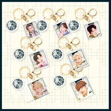 

1Pcs Kpop Wholesale Bangtan Boys Acrylic Keychains Cute Pendant New Keyring Key Chain Accessories Key Ring Gift Fans Collection