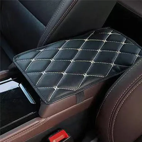 Armrest Mat Box Cover Auto Arm Rest Covers Storage Cars Storage Carpet Protector Pad Car-styling Storage Auto Accessories