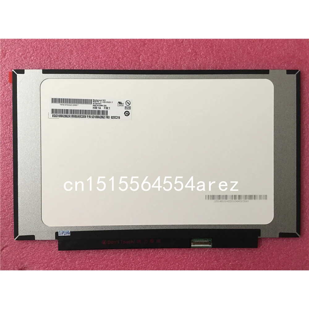 lenovo Thinkpad T490 E490s T495s P43s 14 дюймов FHD ips светодиодный ЖК-экран 02DC316