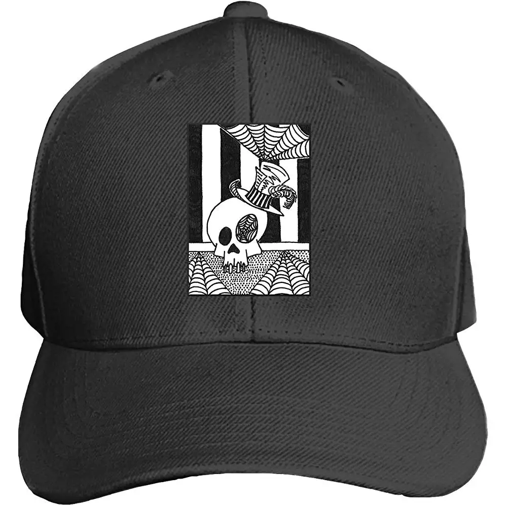 Бейсбольная кепка EIGTU Skull Rider, Кепка для водителя грузовика, Регулируемая Кепка для папы, остроконечная плоская кепка для мужчин и женщин