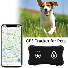 Мини Gps трекер для домашних животных Gps локатор отслеживающий ошейник для животных собак трекер анти-потеря локатор