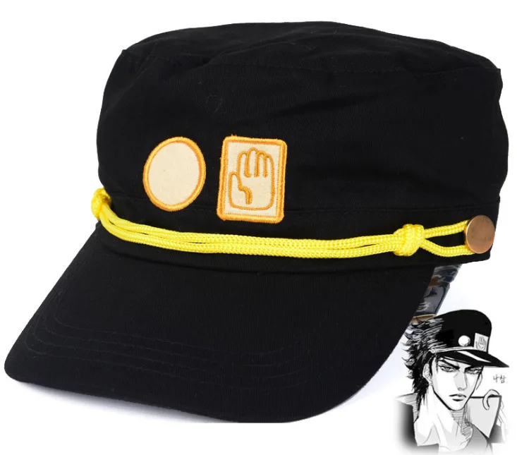 Аниме JoJo's экстравагантные приключения косплей кепка Jotaro Kujo Joseph шляпа армейская