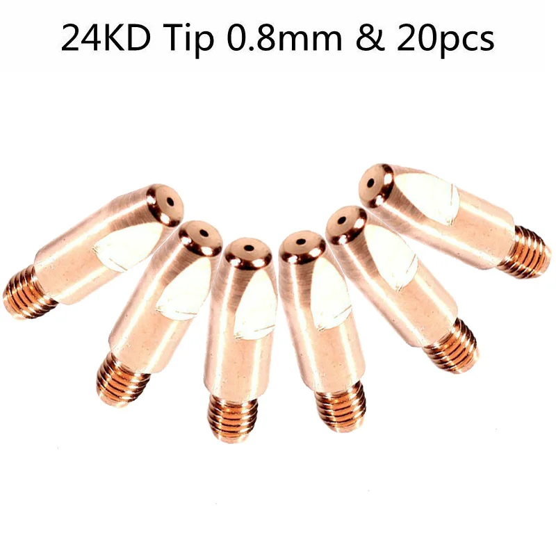 20 шт фонарь, сопла MIG, фрезы для сварки Abicor type 24KD, замена