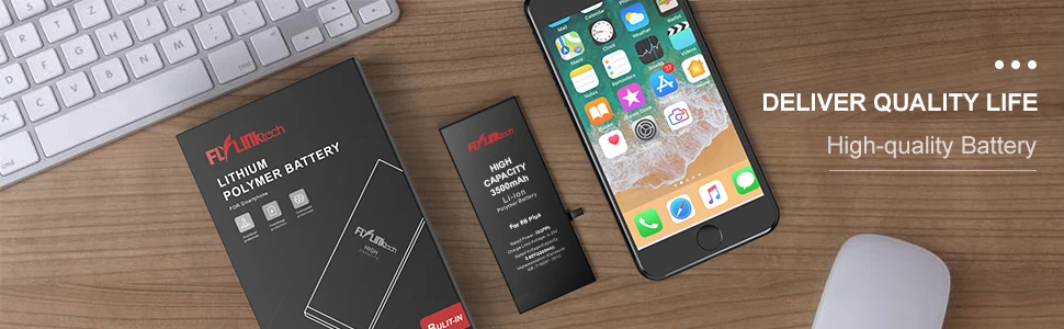 Flylinktech батареи мобильного телефона для iphone 6 6s plus Замена батареи большой емкости внутренний аккумулятор для iphone 6 plus
