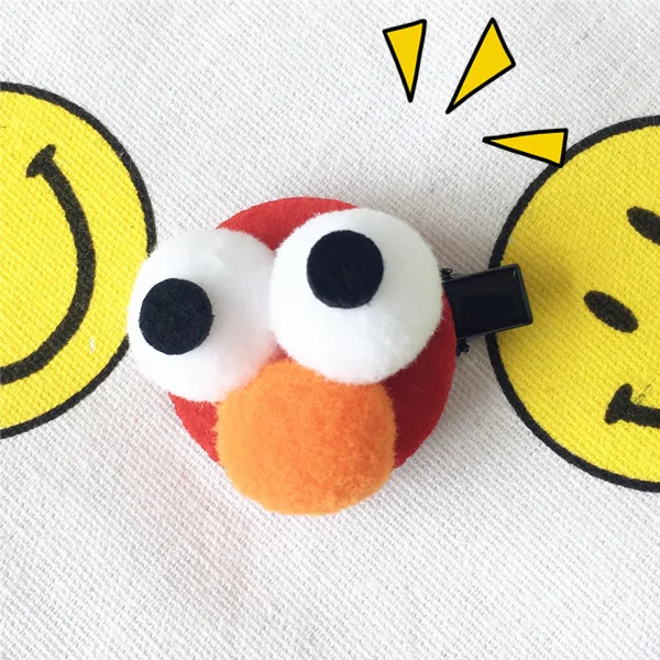 50 шт. ELMO Плюшевые игрушки игрушка Косметика резинки для волос зажим аксессуары 4 цвета 4 вида FQ220 TY01