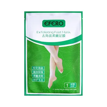 

1Pair Foot Peel Mask Feet Callus Remover & Dead Skin Remover Moisturizing and Whitening Feet Baby Your Feet Naturally