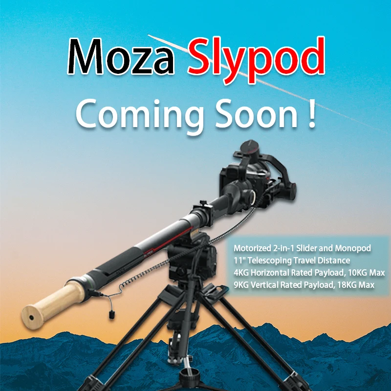 MOZA Slypod 2 в 1 слайдер монопод для Gimbal Moza Aircross 2 ультра-легкий вес водонепроницаемый MOZA Slypod