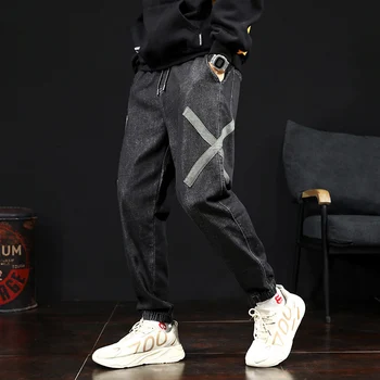 

men jeans Korean autumn/winter men's overalls Plus size jeans hombre for loose outdoor denim streetwear Heavyweight Upset warm
