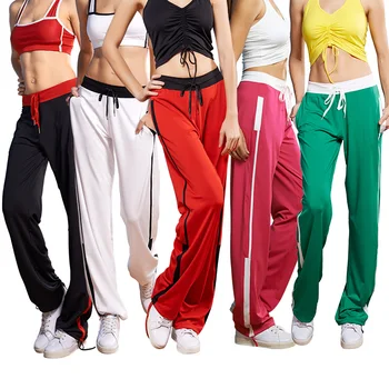 

2020 New women's fitness wear exercise gym square dance clothing sports pants