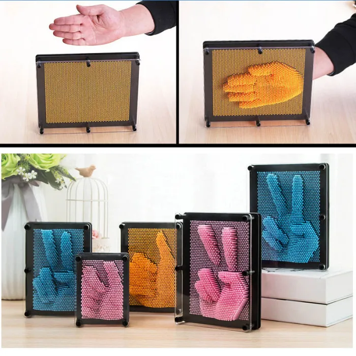 Детские забавные игрушки пластиковые 3D DIY модели антистресс клон отпечатков пальцев иглы слизи рук Плесень Детские развивающие игрушки подарок Прямая поставка