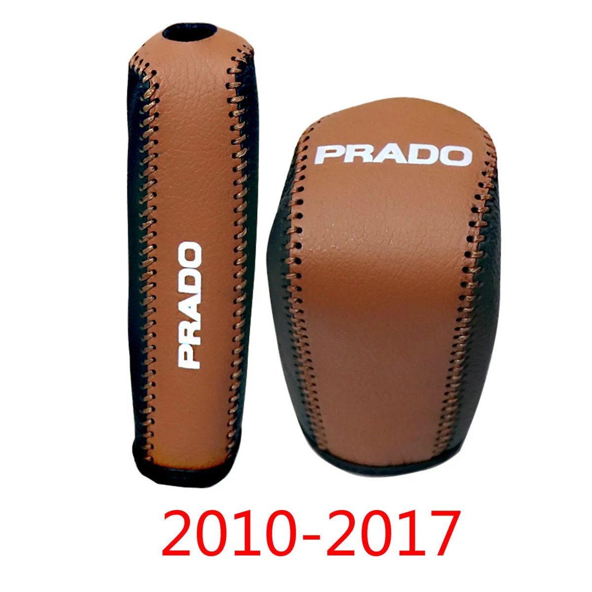 2010-2017 Кожаная крышка ручного тормоза для Toyota Land Cruiser Prado 150 2010 2012 2013 - Цвет: 2010-2017
