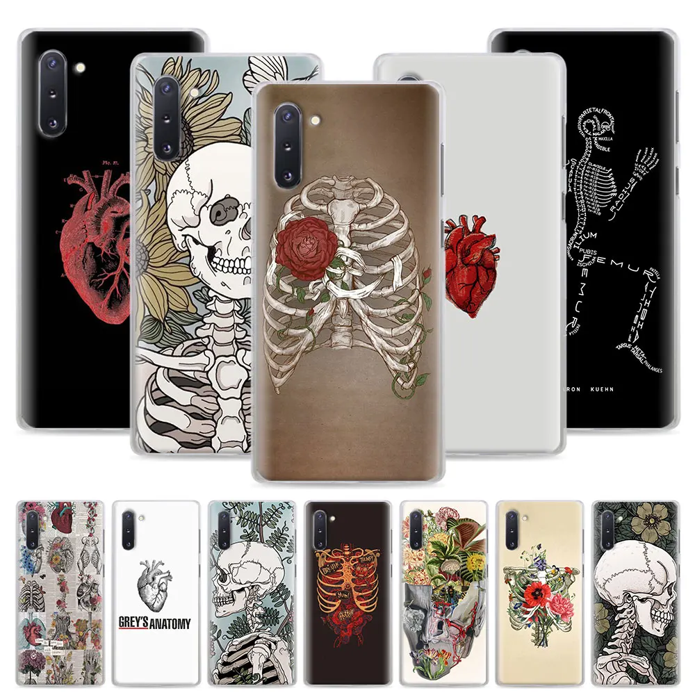 

Human Anatomy Hard Case for Samsung Galaxy Note 8 9 10 Note 10 Plus 5G S10E S10 Plus A10 A30 A40 A70 Cover