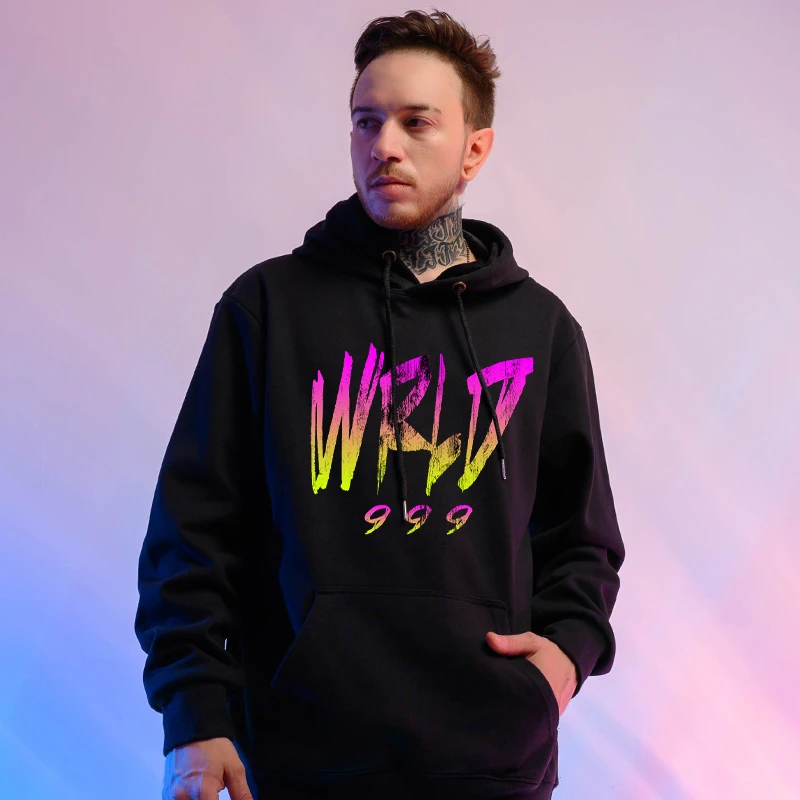 ジュース Wrld 男性スウェット手紙プリントパーカー付きプルオーバーヒップホップトップス男の子 女の子カジュアルオーバーサイズスポーツウェア Hoodies Sweatshirts Aliexpress