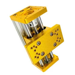 Cnc mesa deslizante de alumínio nema17/23, 42byg/57, acessório para máquina de gravura, pinça de 52mm