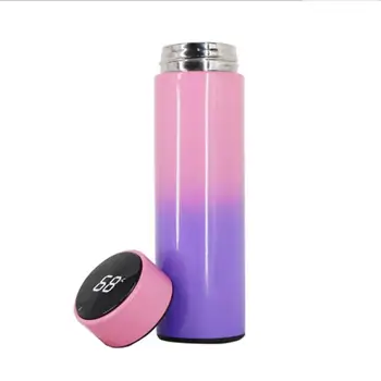 

500ml 304Stainless Steel Hot water Intelligent Thermal Insulation Vacuum Flask Bottle Thermos Coffee Cup Mug Temperature Display