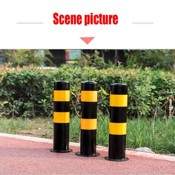 

High quality & custom steel pipe thickened safety warning column parking column roadblock fixed column isolation