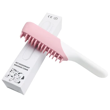 

USB Rechargeable Pet Deodorization Hair Grooming Comb Dog Cat Odor Eliminator Pet Ozone Sterilization Brush Remove Pet Smells