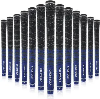 

Golf Club Grip Standard Size, Golf Anti-Slip Iron Grip, All-Weather Control Thread Technology Rubber Combine with Carbon Yarn