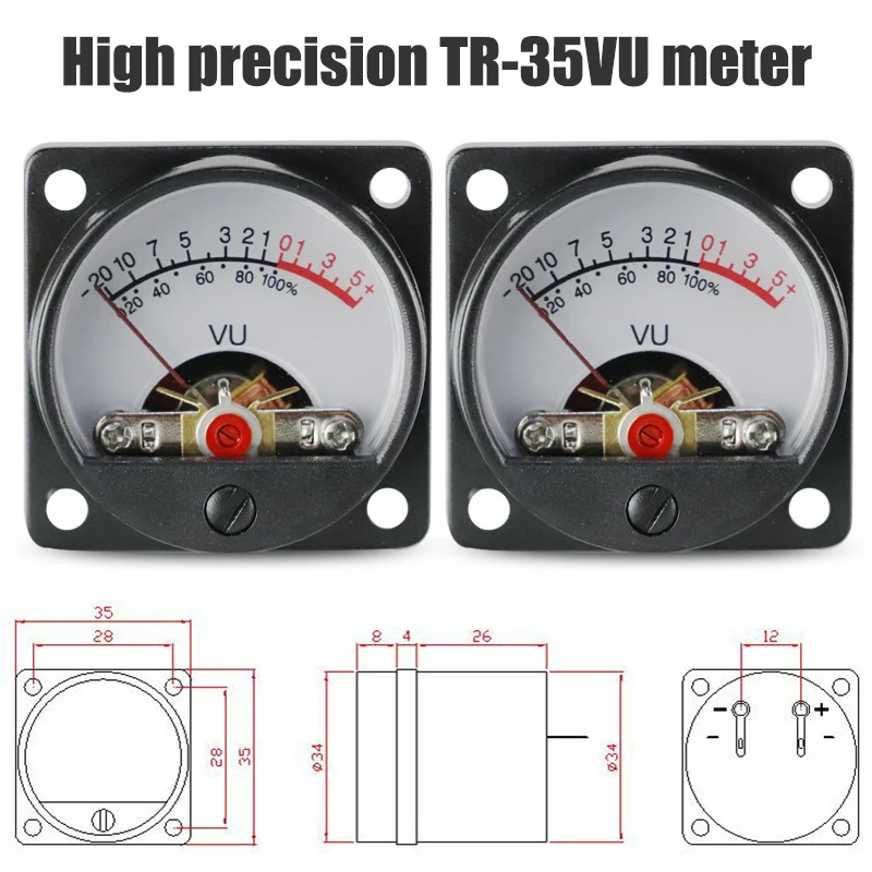 Новый TR 35 VU Meter усилитель мощности дБ измеритель звукового давления уровня звука