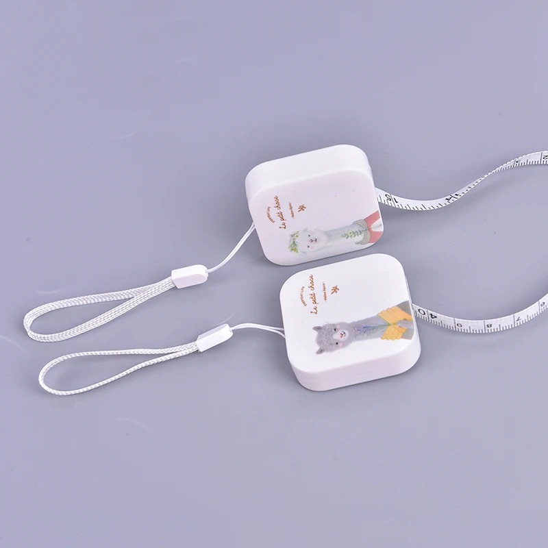 150cm Portable Children Height Ruler Centimeter Inch Roll Tape Alpaca Tape Measure Retractable Ruler Girls Gifts Leather