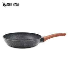 Master Star-sartén antiadherente duradera para carne, tortilla con revestimiento de mármol y aluminio, Cocina de Inducción, nuevo diseño, 2020