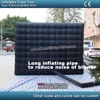 Giant Inflatable Cube Tent Black 8.8m Dome Igloo Lawn Blow Up Air Roof House Room Marquee Cover For Outdoor Party Events 4