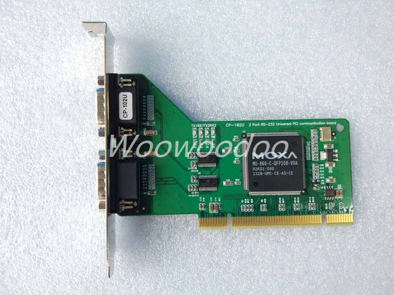 CP-102U 2-портовый RS-232 Универсальный PCI Связь печатная плата