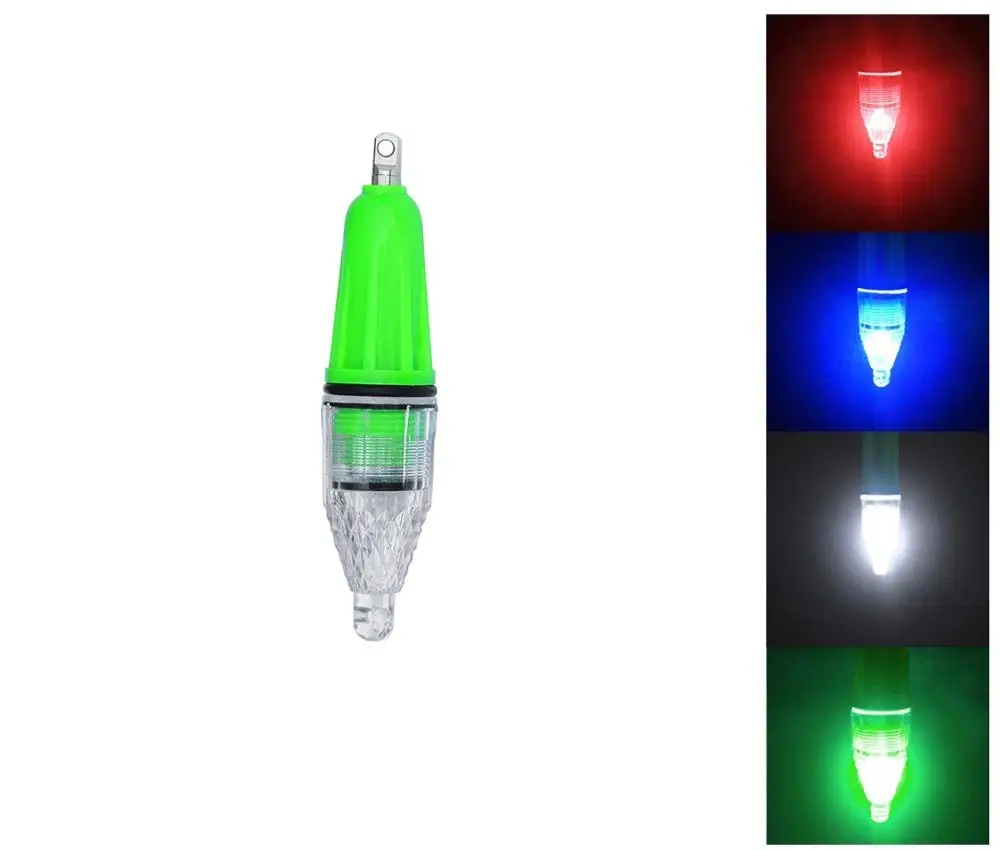 5pcs 12cm 28g Luminous Fish Light Underwater waterproof LED colorful Lamp Boat fishing gather fish light night fishing tools