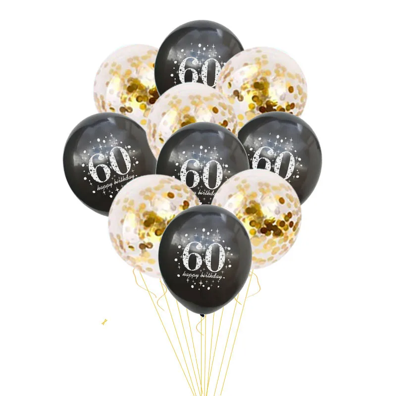 30. 40. 50. 60. Geburtstag Party Dekoration Erwachsene Jubiläum Geburtstag Luftballons 30. 40. 50. Jahre alt Party Ballonzubehör – Detail 10