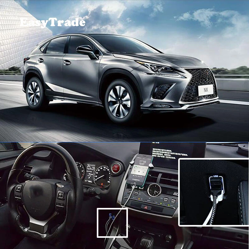 For Lexus Nx Series Nx0 Nx300 Nx0t 18 19 Car Armrest Usb Charger Interior Mouldings Accessories Car Accessories Interior Mouldings Aliexpress